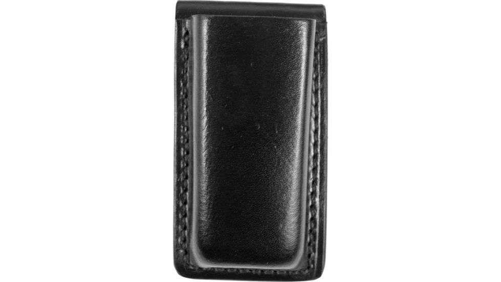 Bianchi 20A Open Magazine Pouch, Plain Black - Fits Glock 17, 19, 22, 23, S&amp;W SW9F - 18056