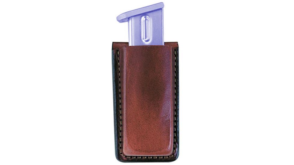 Bianchi 20A Open Magazine Pouch, Plain Tan Leather 