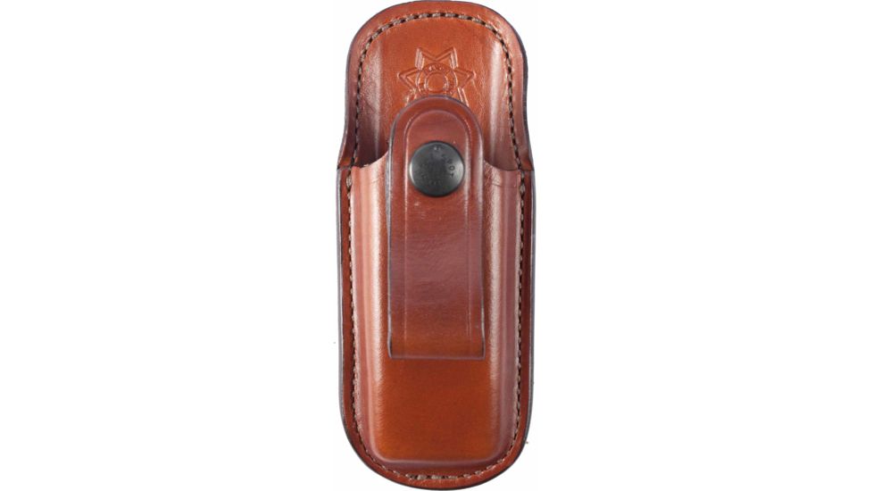 Bianchi 21 Single Magazine Pouch, Russet - Fits Glock 17, 22, 23, .40, 9mm - 2317