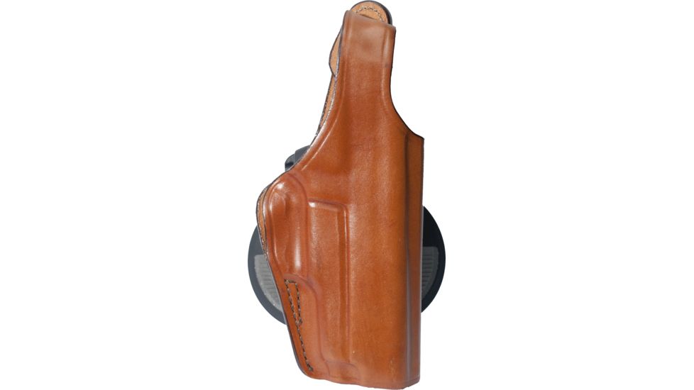 Bianchi 59 Special Agent Leather Paddle Holster Plain Tan, Right Hand 19164