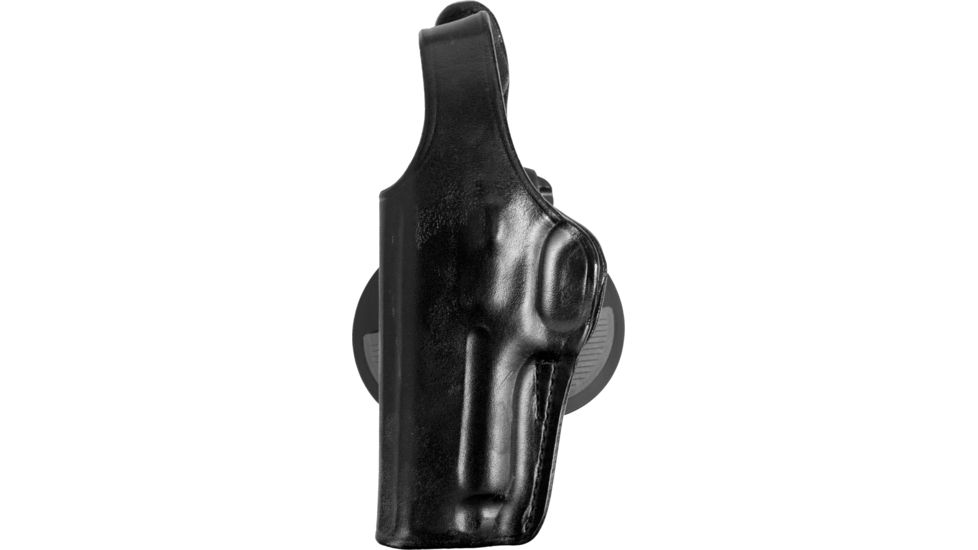Bianchi 59 Special Agent Leather Paddle Holster Plain Black, Left Hand 