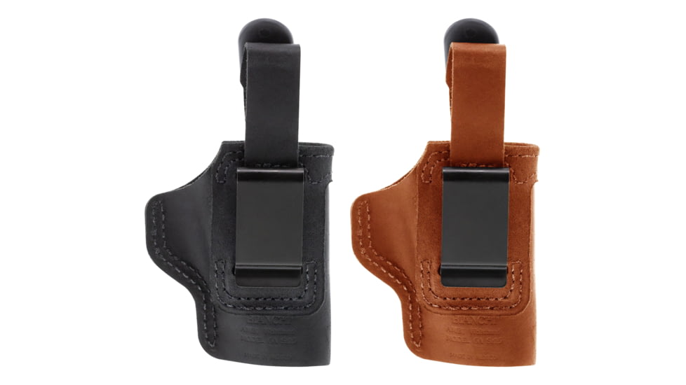 Bianchi 6A Waistband Ambidextrous IWB/OWB Holster, Black, Tan