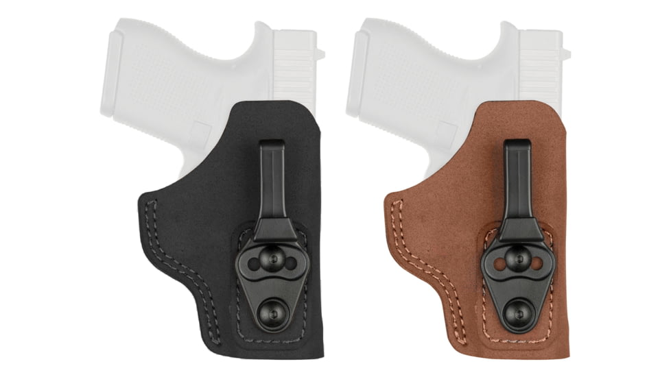 Bianchi 6T Waistband Tuckable Holster, Black, Tan