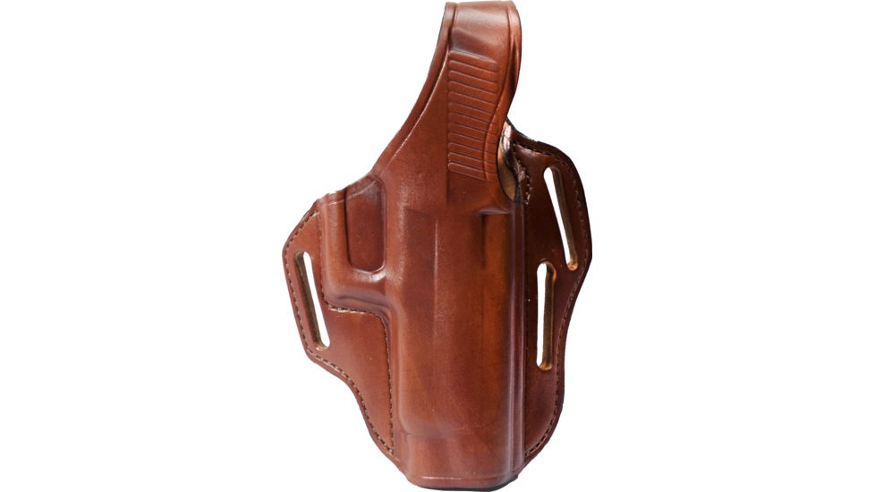 Bianchi 77 Piranha Leather Belt Holster Plain, Right Hand  24120