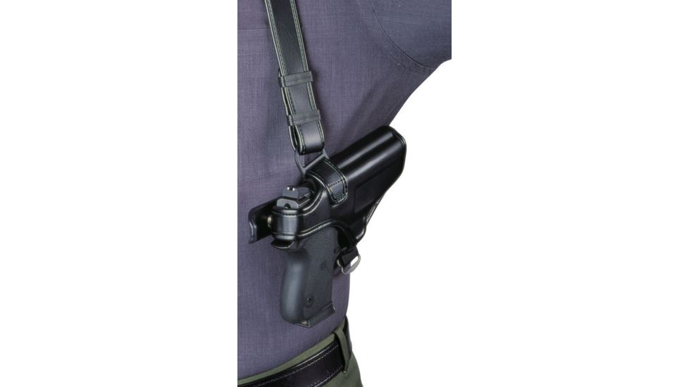 Bianchi 7700 LeatherLite Shoulder System - Black, Right Hand 19806