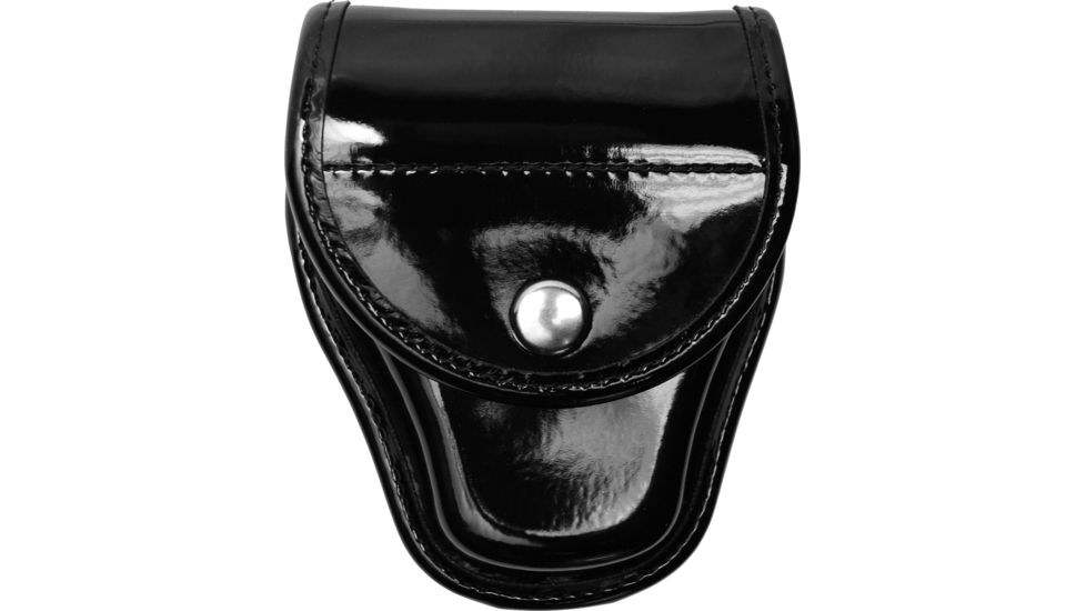 Bianchi 7900 Covered Cuff Case, Hi-Gloss Black, Chrome Snap 23102 