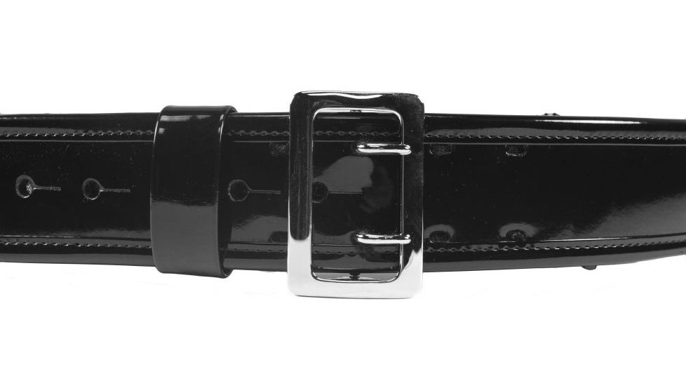 Bianchi 7960 AccuMold Elite Sam Browne Belt - Hi-Gloss, Chrome, Waist Size 42-44in, 22330