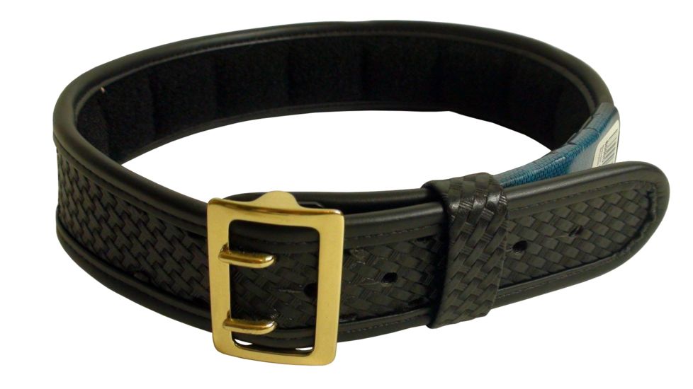 Bianchi 7965 ErgoTek Sam Browne Belt - Basket Black, Brass, Waist Size 40-42in, 22461