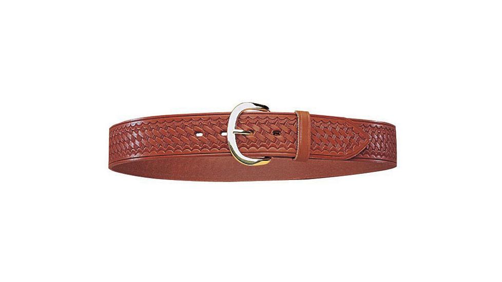 Bianchi B8 Heavy Duty Belt - Plain Tan, Brass 12228