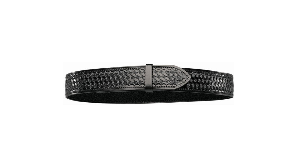 Bianchi B8V Garrison Belt with Hook and Loop - Plain Black, 16343