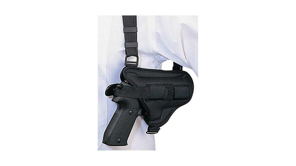 Bianchi Model 4620 Tuxedo Ambidextrous Horizontal Shoulder Holster System For Springfield XD-9 Black