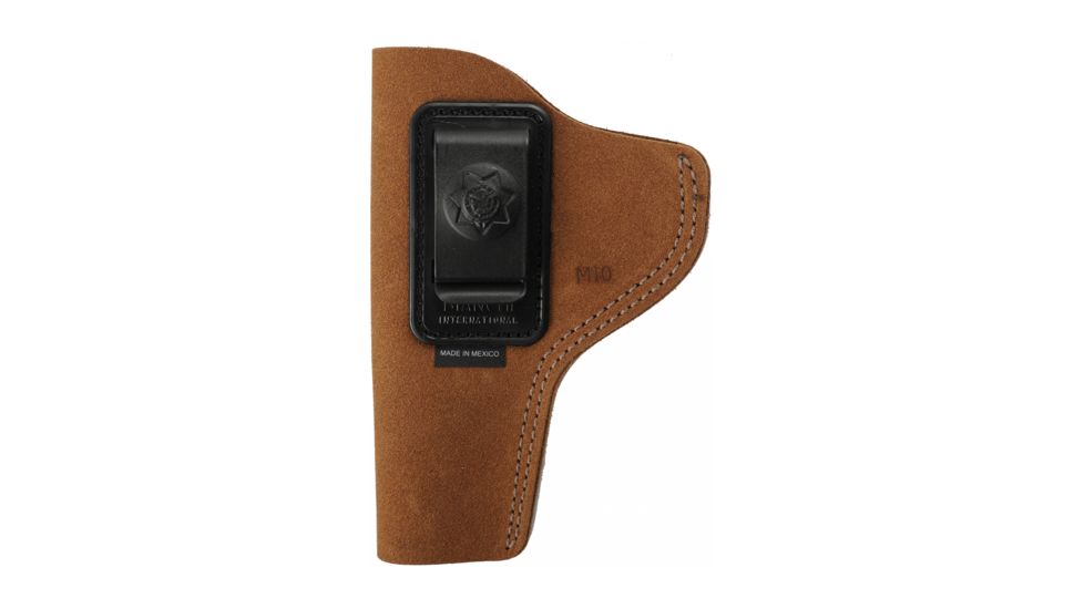 Bianchi Model 6 Inside Waistband Holster, Rust Suede, Left Hand, 10379