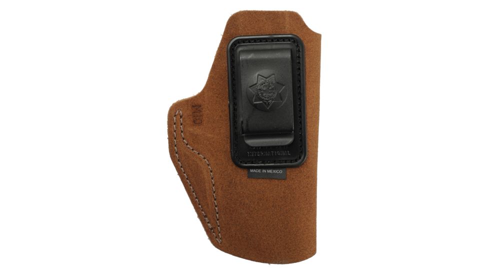 Bianchi Model 6 Inside Waistband Holster, Rust Suede, Right Hand, 18842