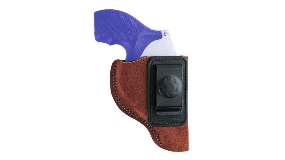 Bianchi Model 6 Inside Waistband Holster, Rust Suede, Left Hand, 10389
