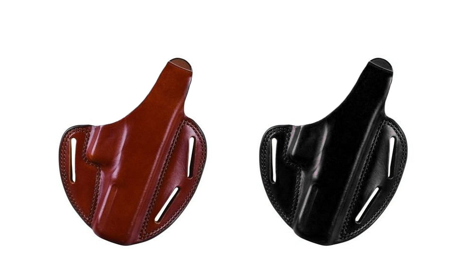 Bianchi Shadow II Pancake-style Holster, Black, Plain Tan