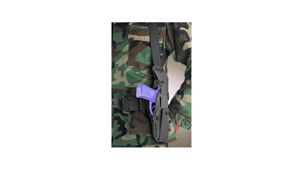 Bianchi UM84H Shoulder Harness Holster Converter, Black - for UM84III Holster - 14565 