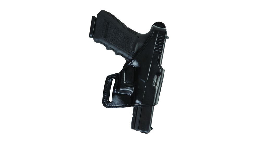 Bianchi 75 Venom Belt Slide Holster, Left Hand, Plain Black, 24915