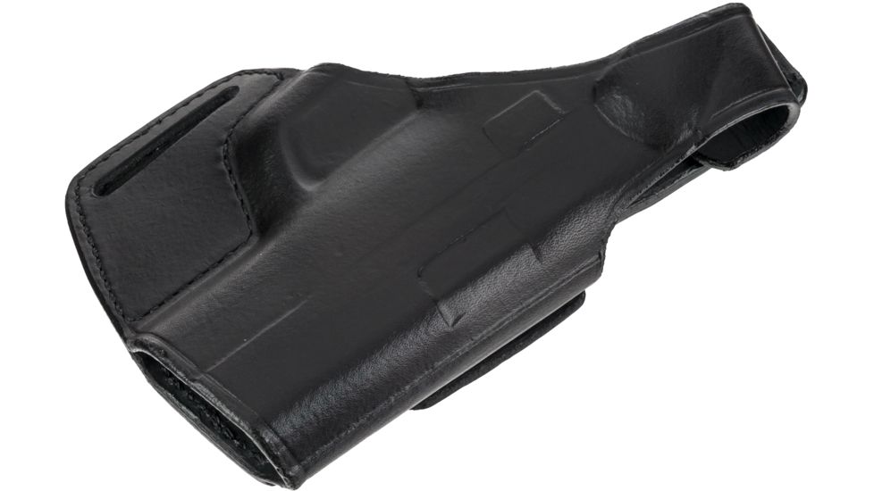 Bianchi 75 Venom Belt Slide Holster, Size 13C S&amp;W M&amp;P 9Mm/.40, Right Hand, Plain Black, 24841