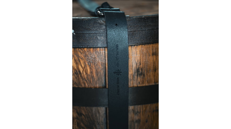 Bieling Leather Co. Classic Leather Rifle Sling, Black, 36 - 42in, BLC0001
