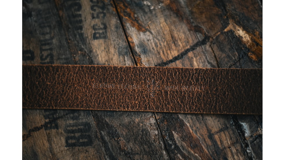 Bieling Leather Co. Classic Leather Rifle Sling, Nubuck Natural, 36 - 42in, BLC0004