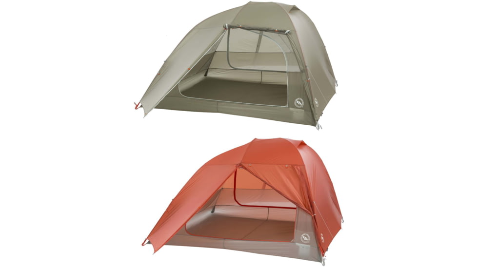 Big Agnes 2020 Copper Spur HV UL4 Tent - 4 Person, 3 Season, Olive Green, Orange