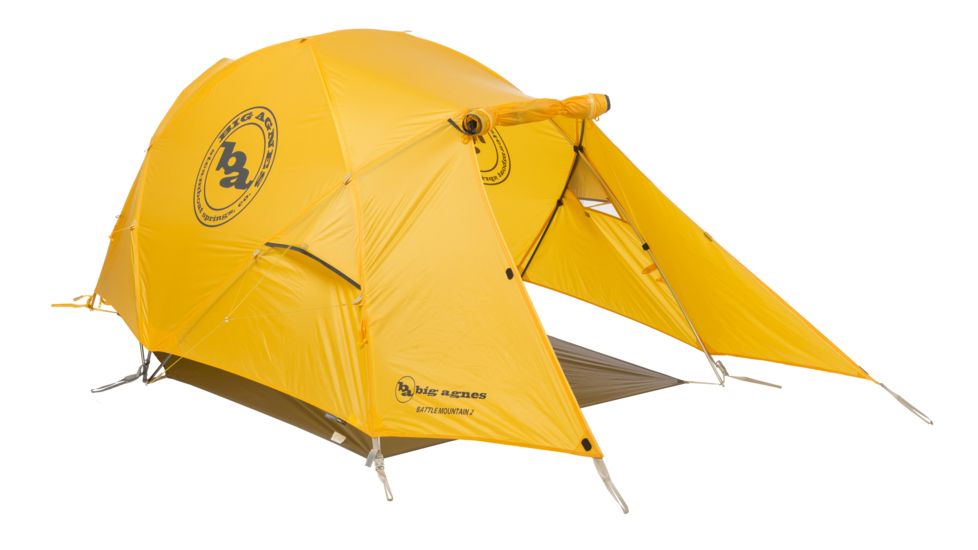 Big Agnes Battle Mountain 2 Tent - 2 Person, 4 Season, Gold, TMBM219