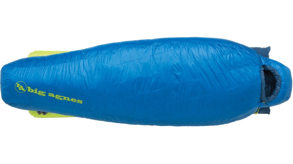 Big Agnes Beryl SL 0 Sleeping Bag 650 DownTek-Blue-Long-Left