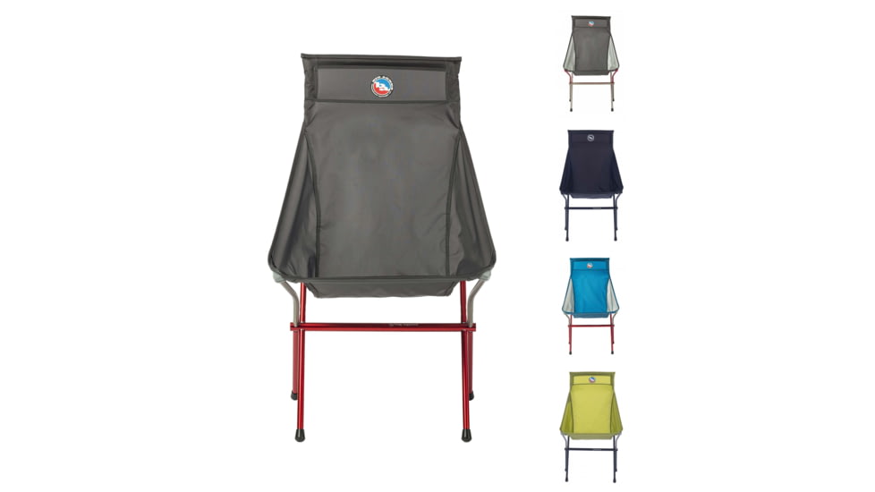 Big Agnes Big Six Camp Chair, Asphalt, Asphalt/Gray, Black, Blue/Gray, Green