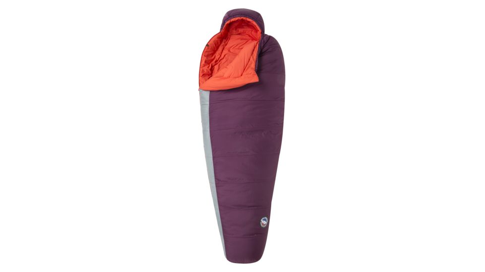 Big Agnes Blue Lake 25 Sleeping Bag FireLine Pro, Right Zip - Women's, Beet/Paprika, Regular, BTMWBLRR19