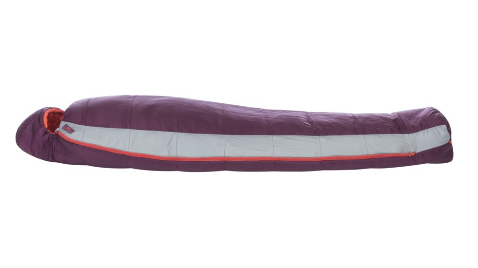 Big Agnes Blue Lake 25 Sleeping Bag FireLine Pro, Right Zip - Women's, Beet/Paprika, Regular, BTMWBLRR19