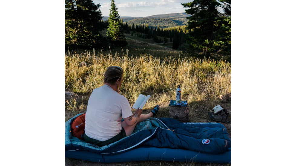 Big Agnes Boundary Deluxe Insulated Sleeping Pad, Gibralter Sea, 20x72, Regular, PBDIR23