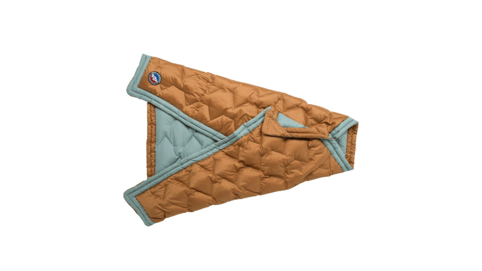Big Agnes Camp Quillow Blanket, Blue Surf/Brown Sugar, One Size, BCQ25