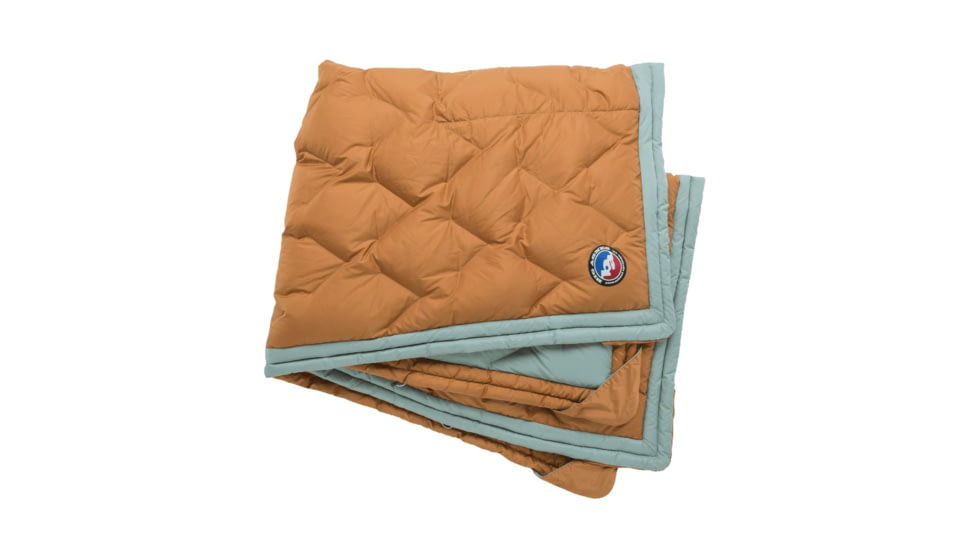 Big Agnes Camp Quillow Blanket, Blue Surf/Brown Sugar, One Size, BCQ25