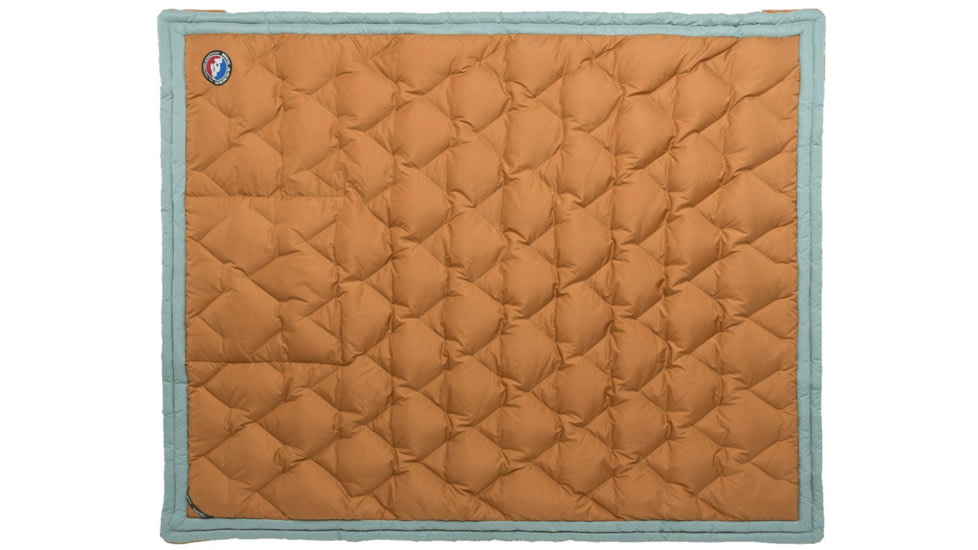 Big Agnes Camp Quillow Blanket, Blue Surf/Brown Sugar, One Size, BCQ25