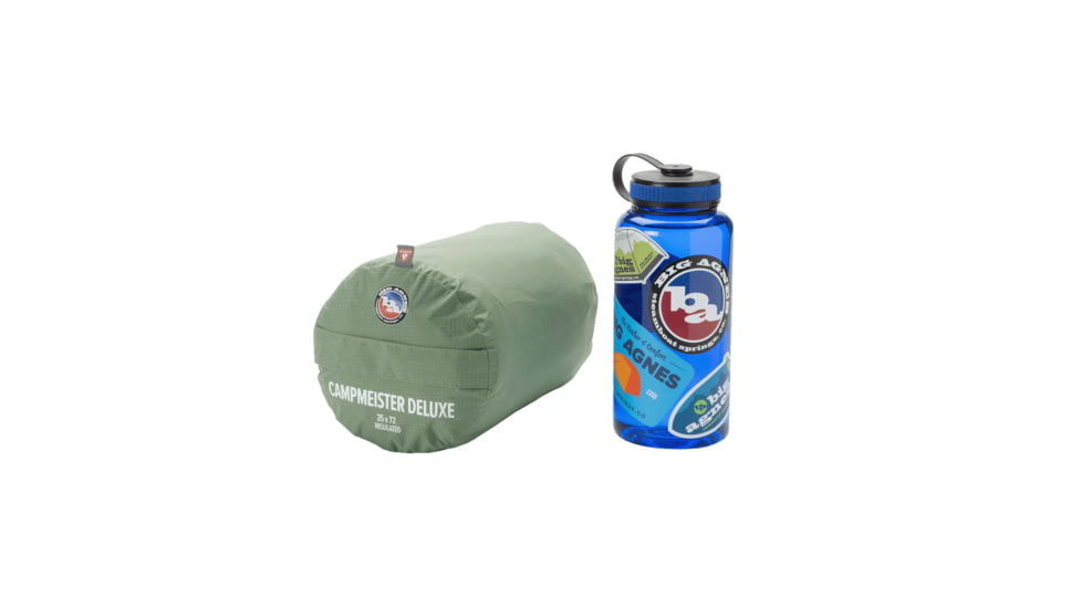 Big Agnes Campmeister Deluxe Insulated Sleeping Pad, Deep Lichen Green, 25x72, PCMDIWR25