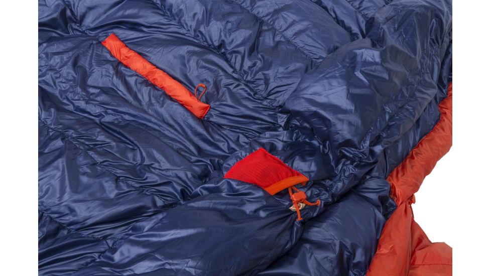 Big Agnes Cinnabar -20, 850 Downtek Sleeping Bag, Pumpkin, Long, BCN20LL20