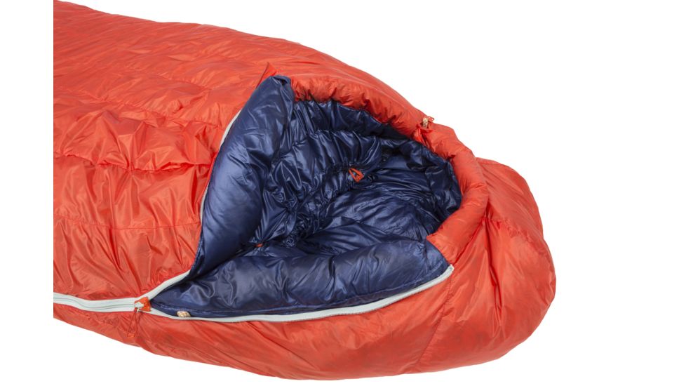 Big Agnes Cinnabar -20, 850 Downtek Sleeping Bag, Pumpkin, Long, BCN20LL20