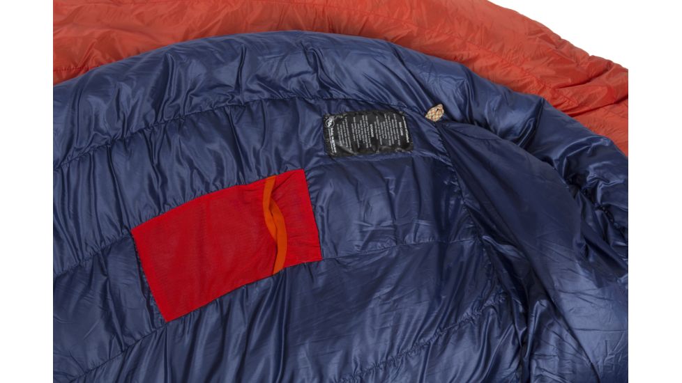 Big Agnes Cinnabar -20, 850 Downtek Sleeping Bag, Pumpkin, Long, BCN20LL20