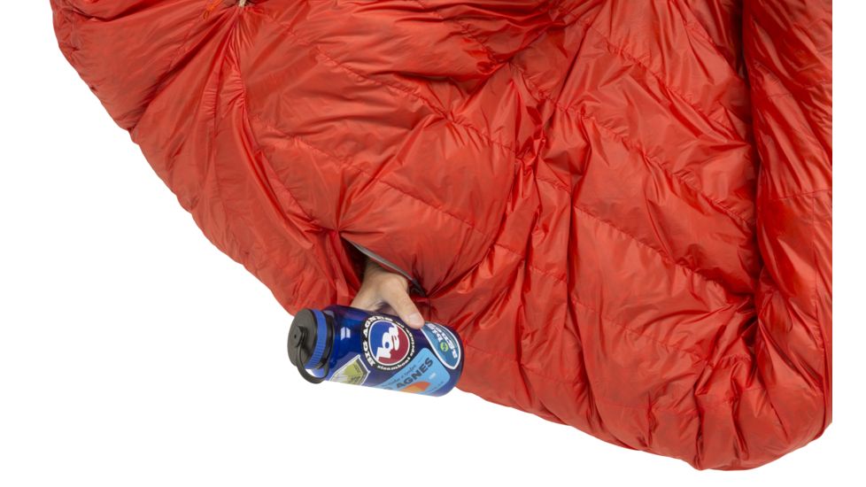 Big Agnes Cinnabar -20, 850 Downtek Sleeping Bag, Pumpkin, Long, BCN20LL20