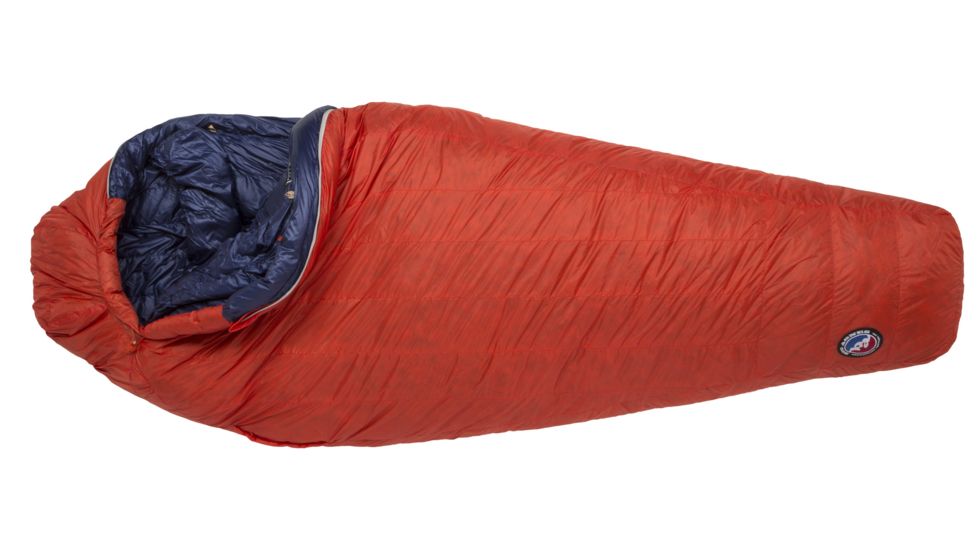 Big Agnes Cinnabar -40, 850 Downtek Sleeping Bag, Pumpkin, Small, BCN40SL20