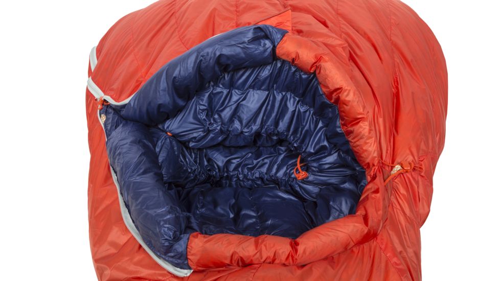 Big Agnes Cinnabar -40, 850 Downtek Sleeping Bag, Pumpkin, Small, BCN40SL20