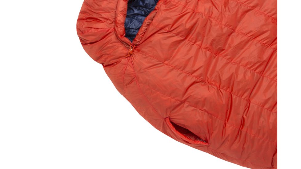 Big Agnes Cinnabar -40, 850 Downtek Sleeping Bag, Pumpkin, Small, BCN40SL20