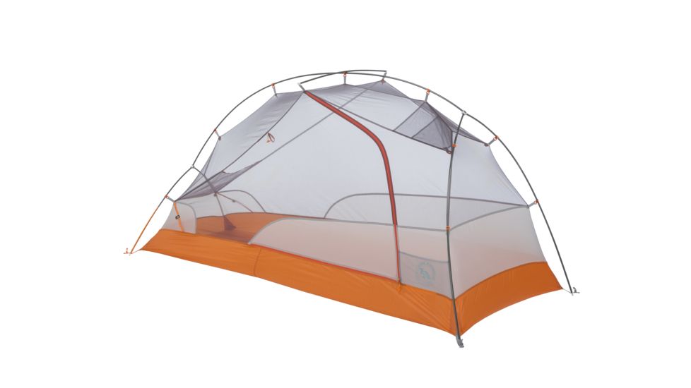 Big Agnes Copper Spur HV UL1 Bikepack Tent, Gray/Orange, THVCSBP119