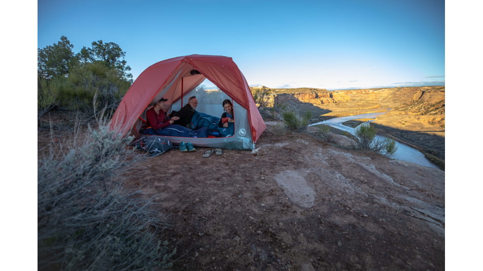 Big Agnes Copper Spur HV UL5 Tent, Orange, 5 Person, THVCSO522