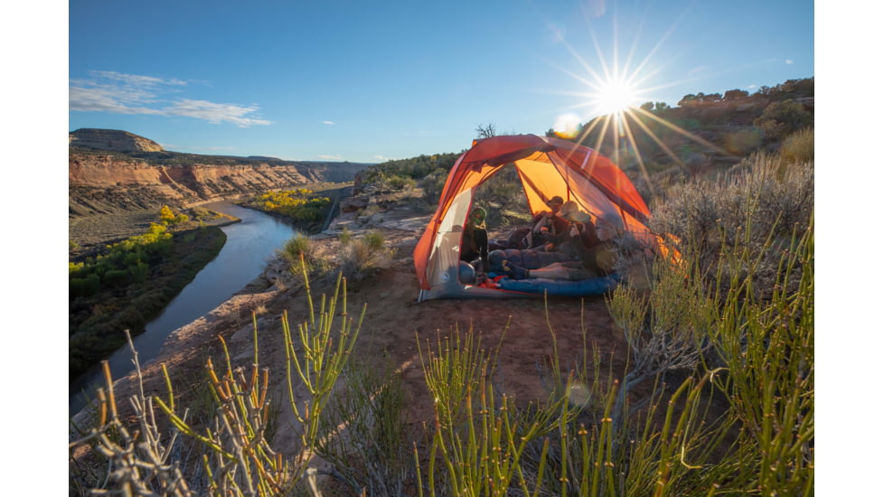 Big Agnes Copper Spur HV UL5 Tent, Orange, 5 Person, THVCSO522