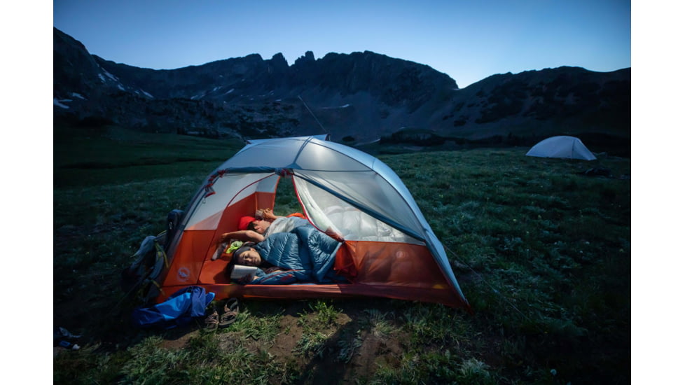 Big Agnes Copper Spur HV UL5 Tent, Orange, 5 Person, THVCSO522