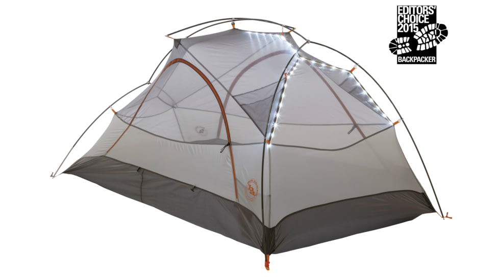 Big Agnes Copper Spur UL 2 mtnGLO Tent-Silver/Gray