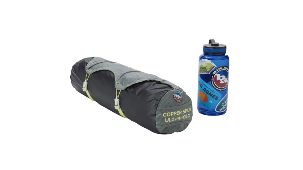 Big Agnes Copper Spur UL2P mtnGLO Tent, Tangelo/Mercury, 2 person, TCSUL2MG26