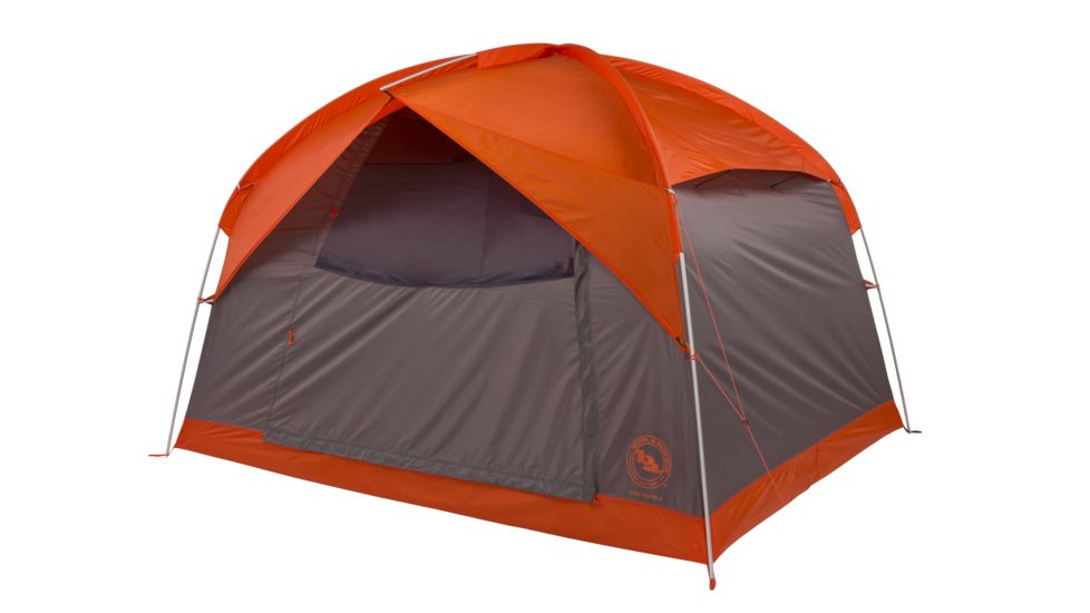 Big Agnes Dog House 6 Tent, Orange/Taupe/Eggplant, TDH620