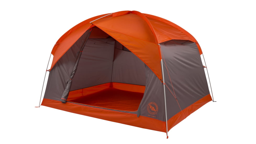 Big Agnes Dog House 6 Tent, Orange/Taupe/Eggplant, TDH620